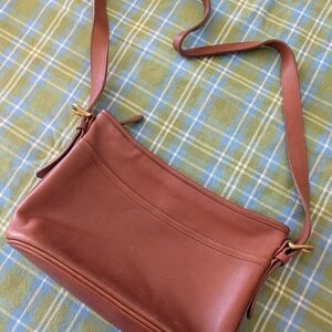 Vintage Y2K COACH Brown Leather Crossbody Purse